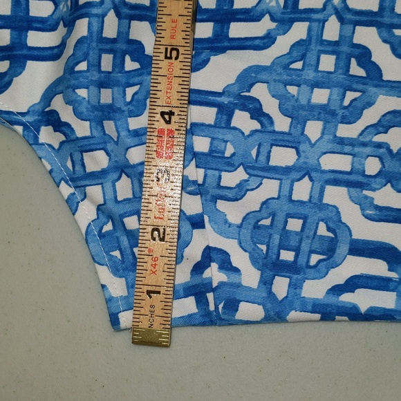 Mud Pie Women's Size L 12-14 Sleeveless Geometric Print One Piece Dress - Picture 13 of 16